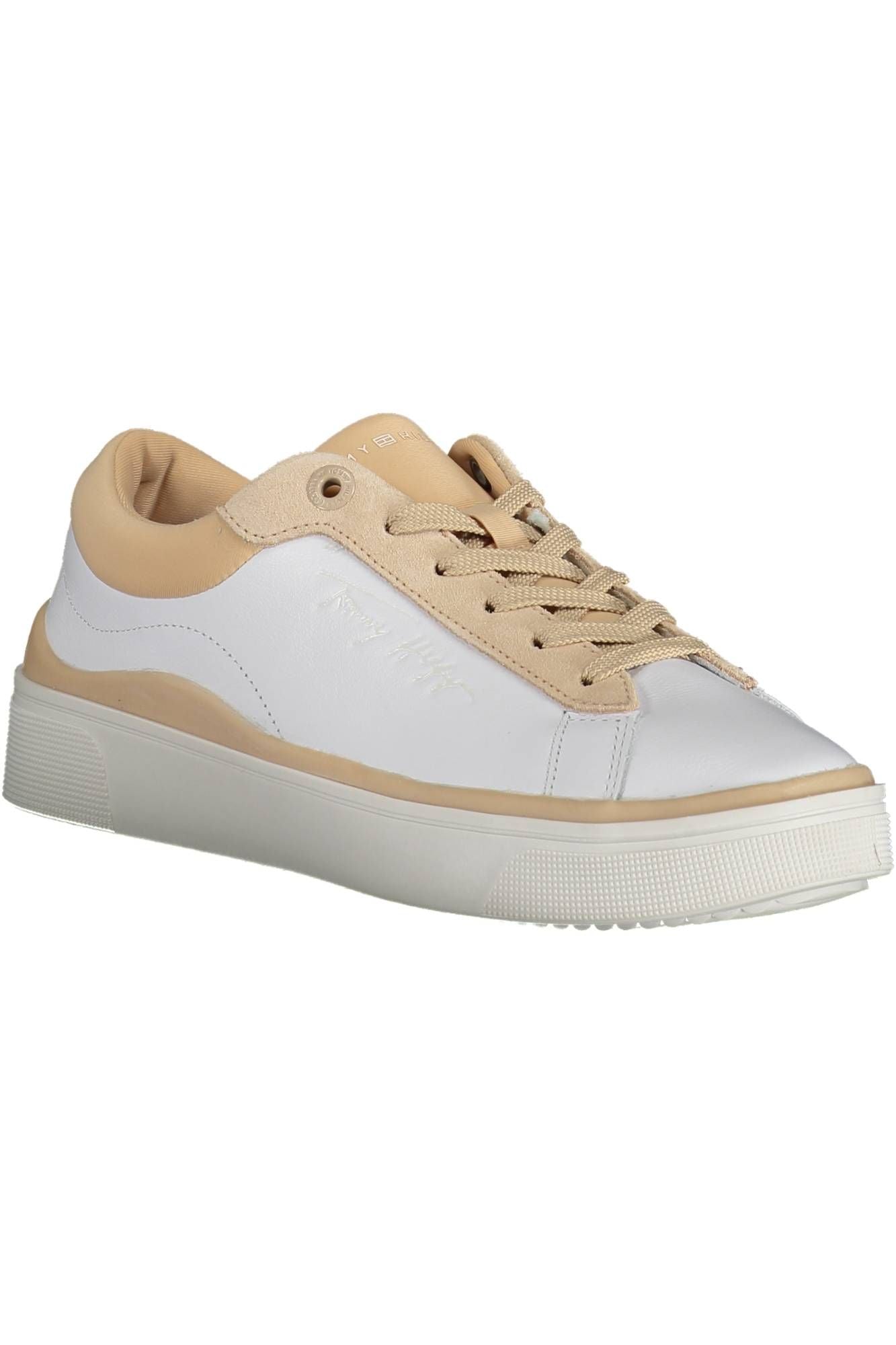 White Leather Women Sneaker