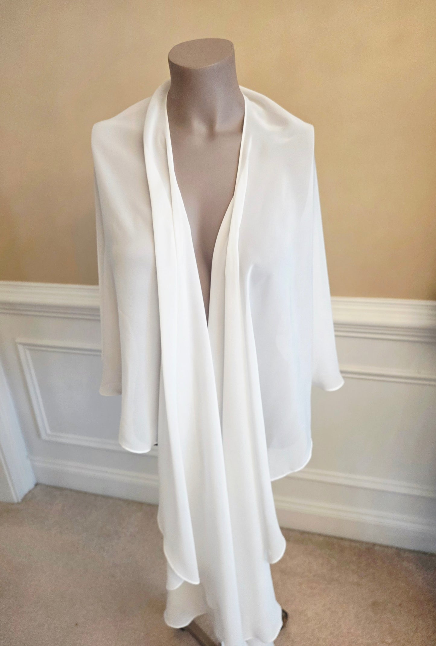 White Sheer Shawl
