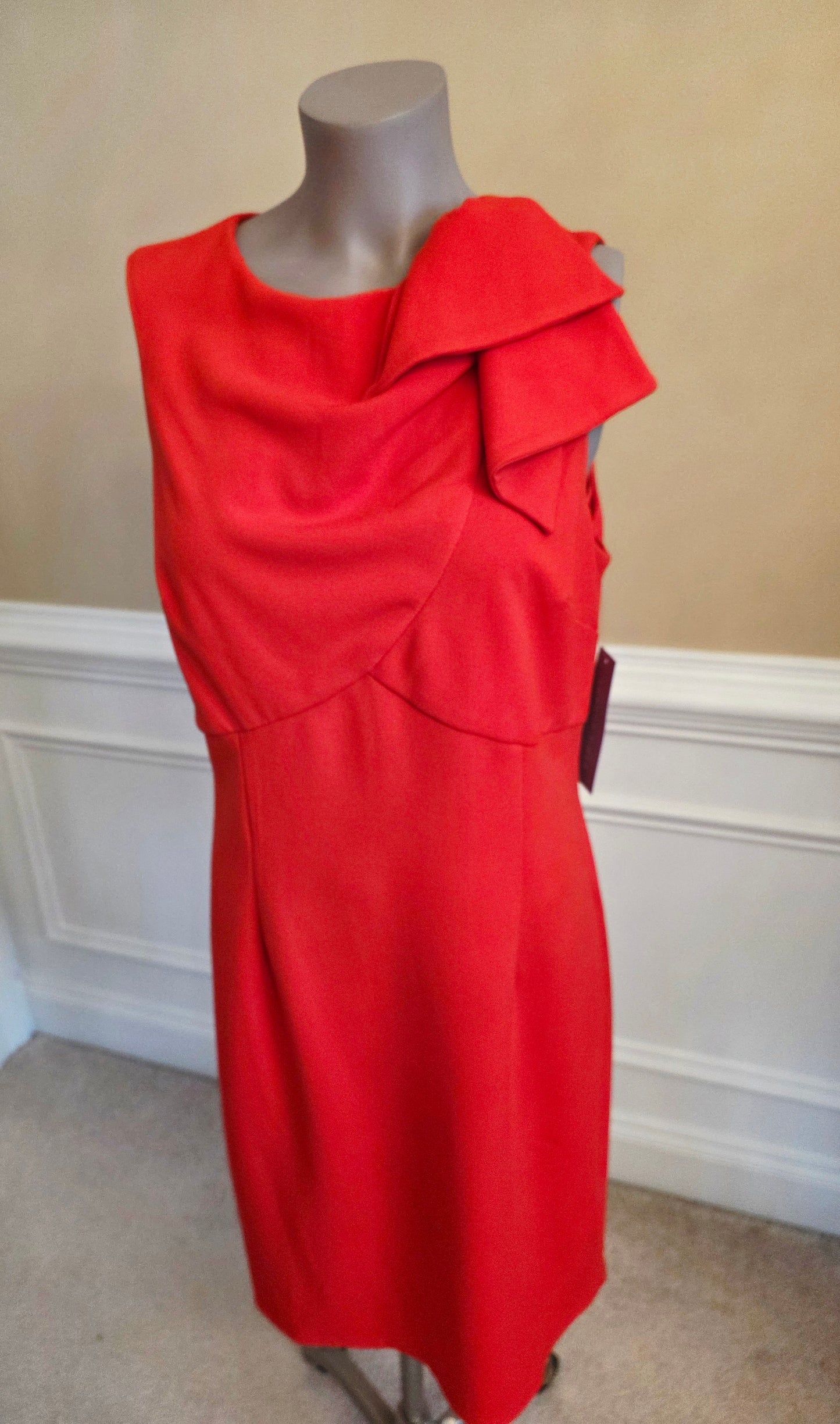 Orange Dress with Bow- London Times
