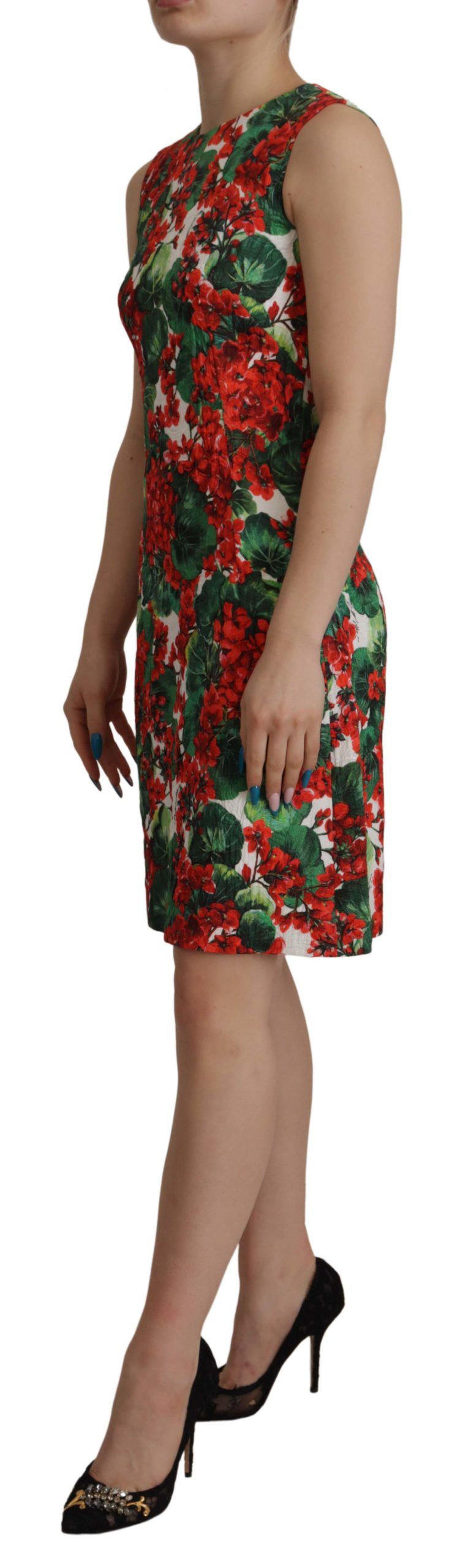 Multicolor Floral A-Line Dress