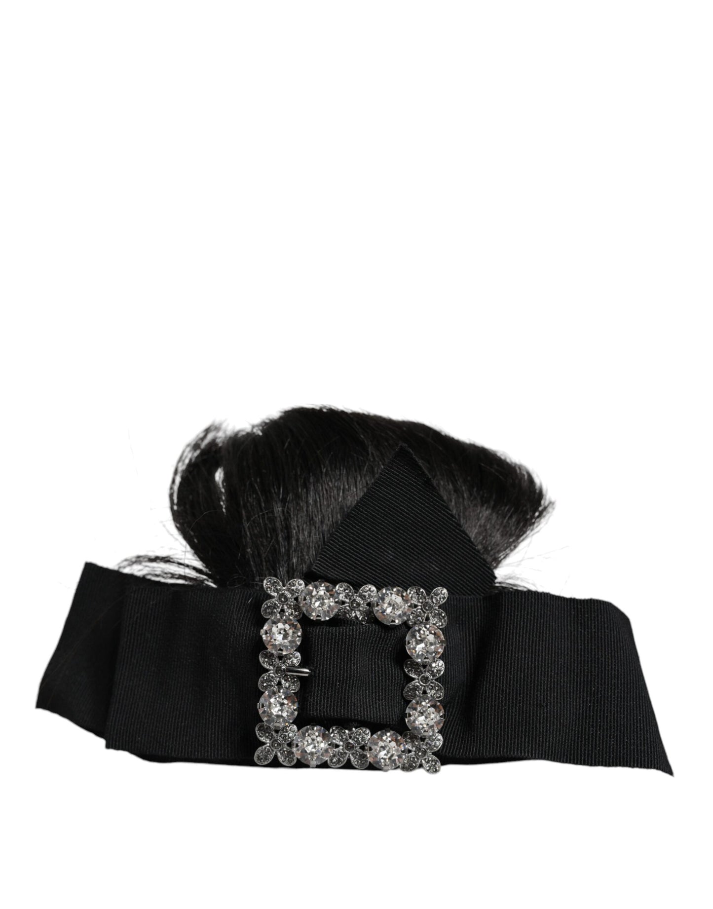 Black Hair Parrucchiera Crystal Headband Diadem