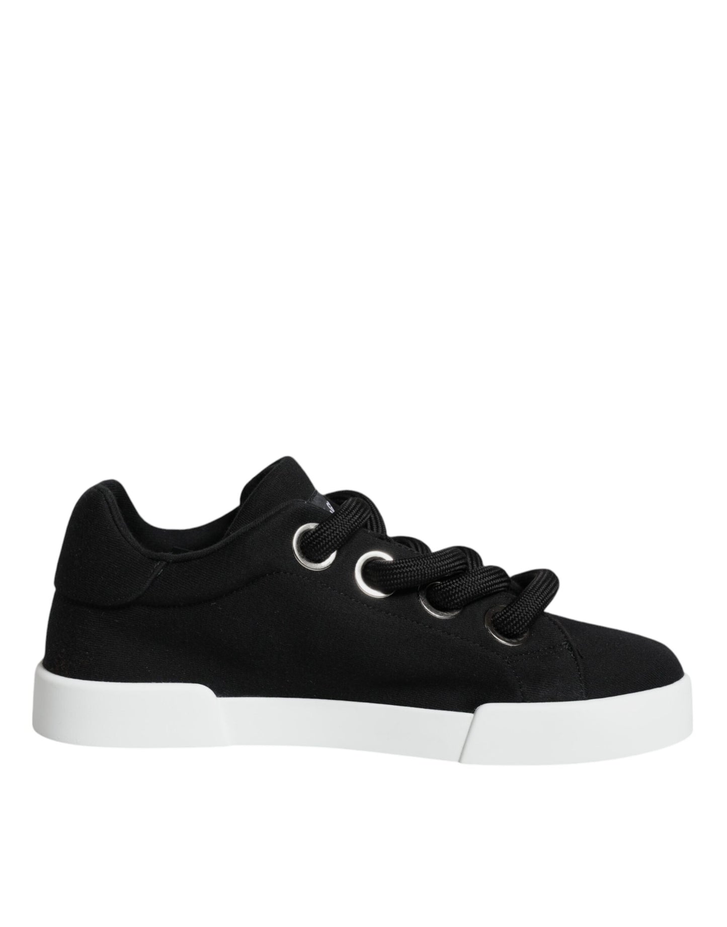 Black White Portofino Low Top Sneakers Shoes