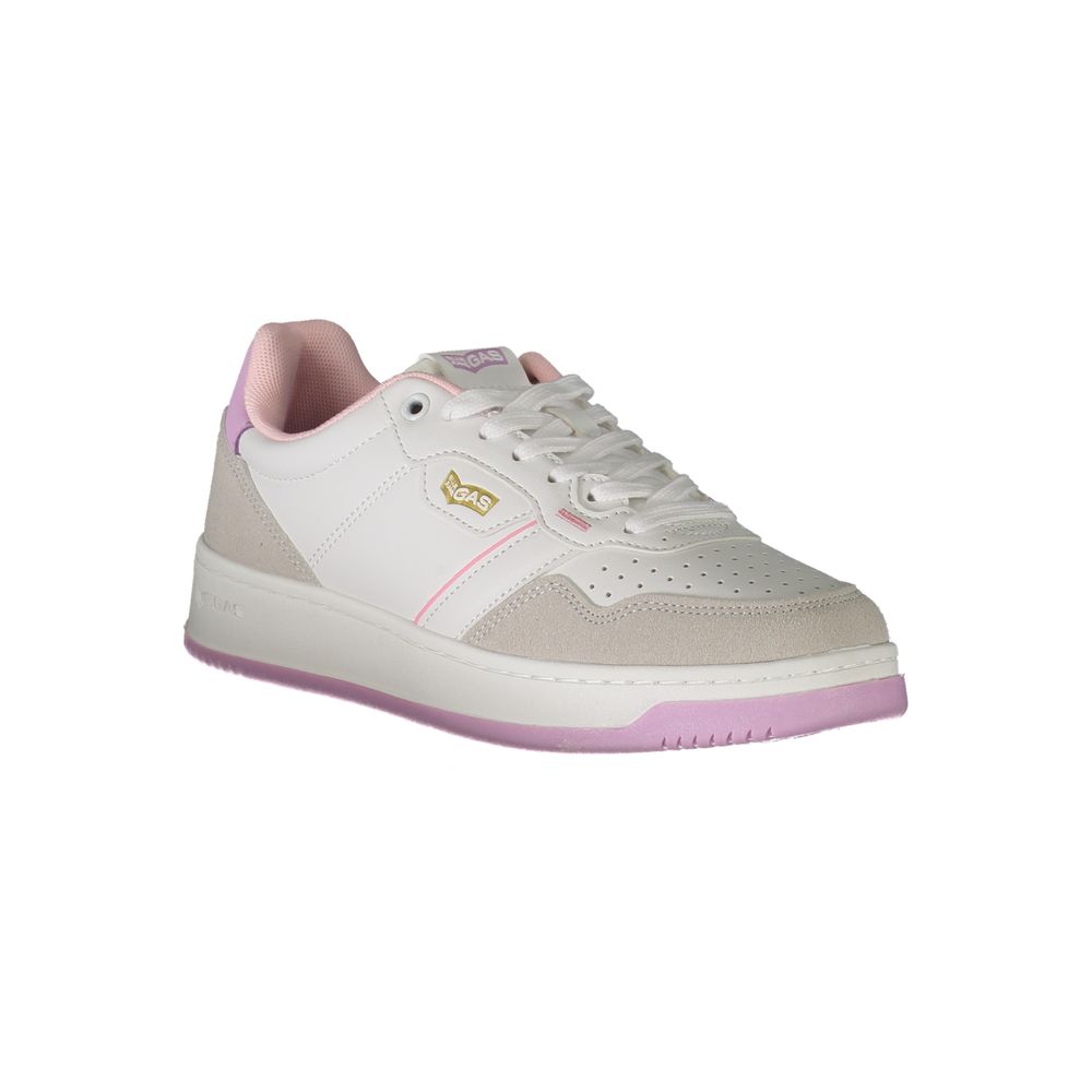 White Polyester Sneaker