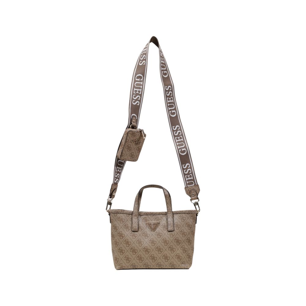 Beige Polyethylene Handbag