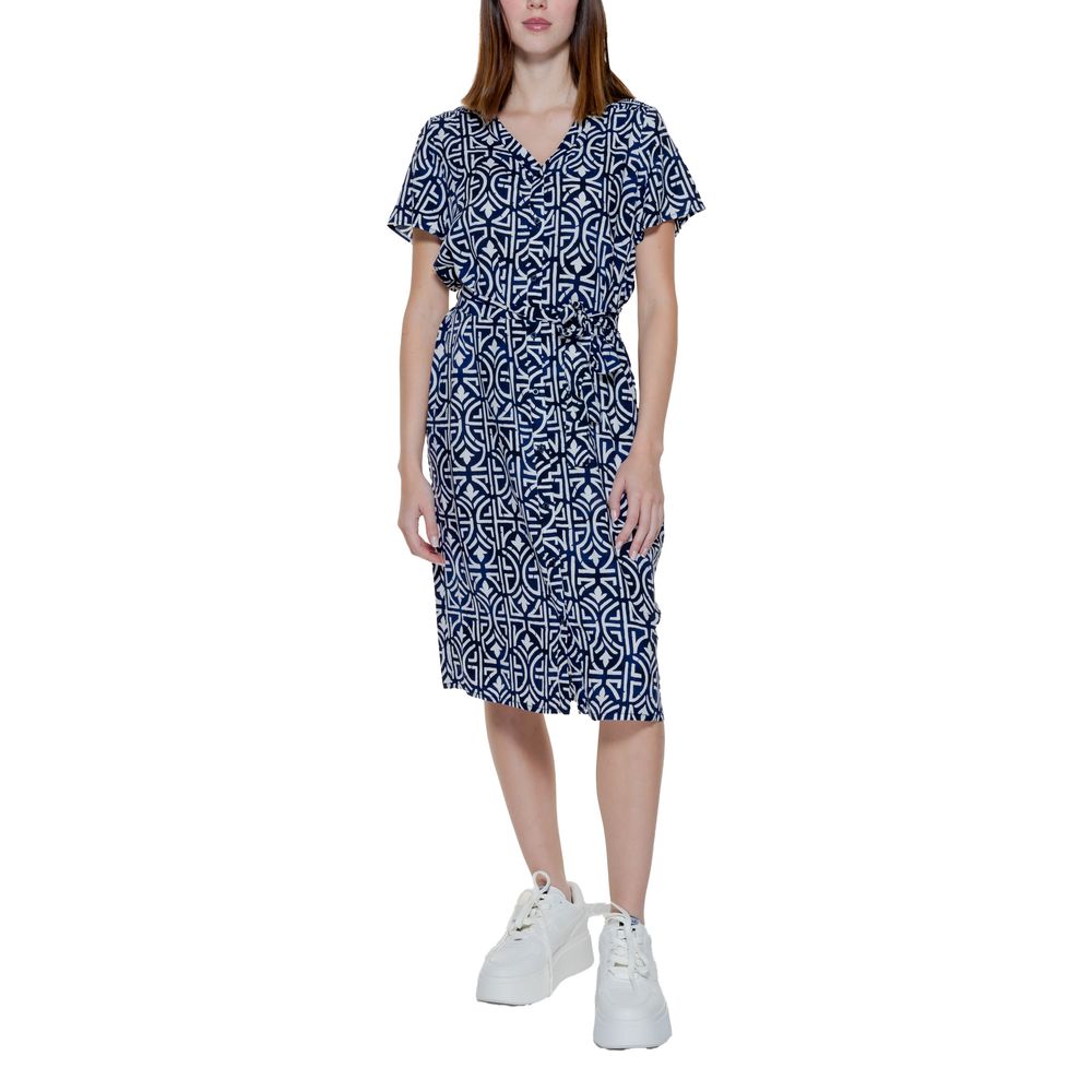 Blue Viscose Dress