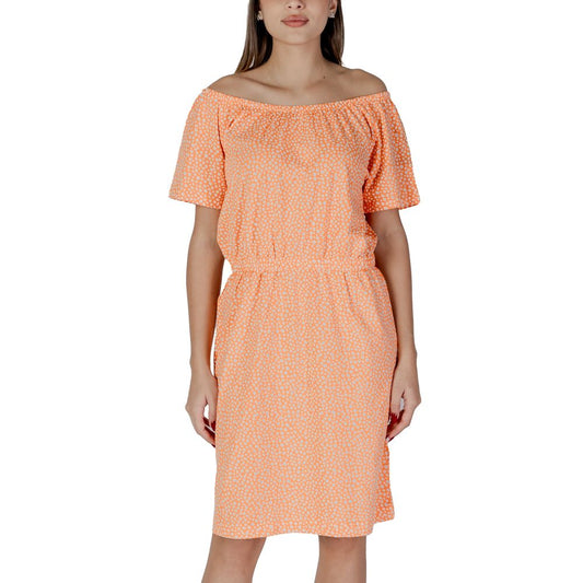 Orange Cotton Dress