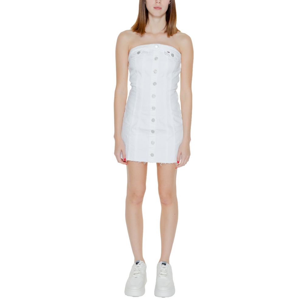 White Cotton Rigenerato Dress